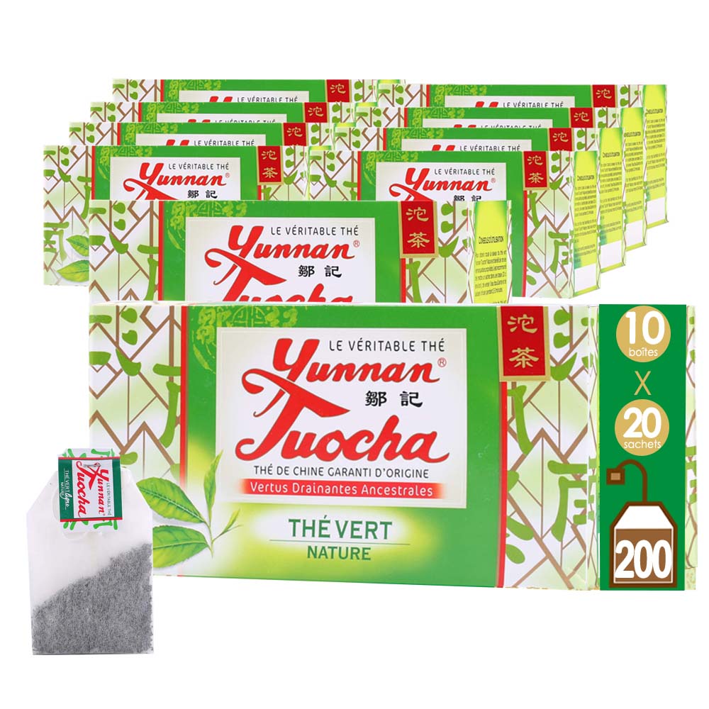 Natural Green Tea Teabags | Yunnan Tuocha / Zouji