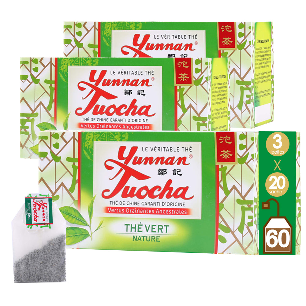 Natural Green Tea Teabags | Yunnan Tuocha / Zouji