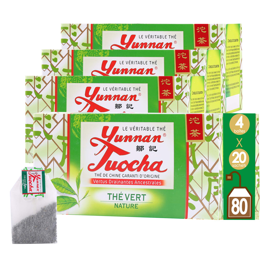 Natural Green Tea Teabags | Yunnan Tuocha / Zouji