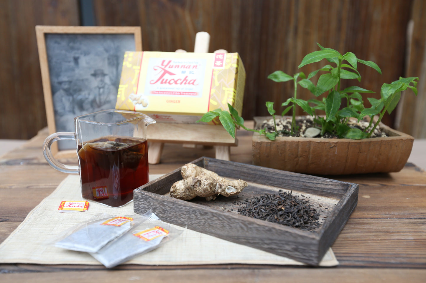Sachets De Thé Tuocha Au Gingembre | Yunnan Tuocha / Zouji