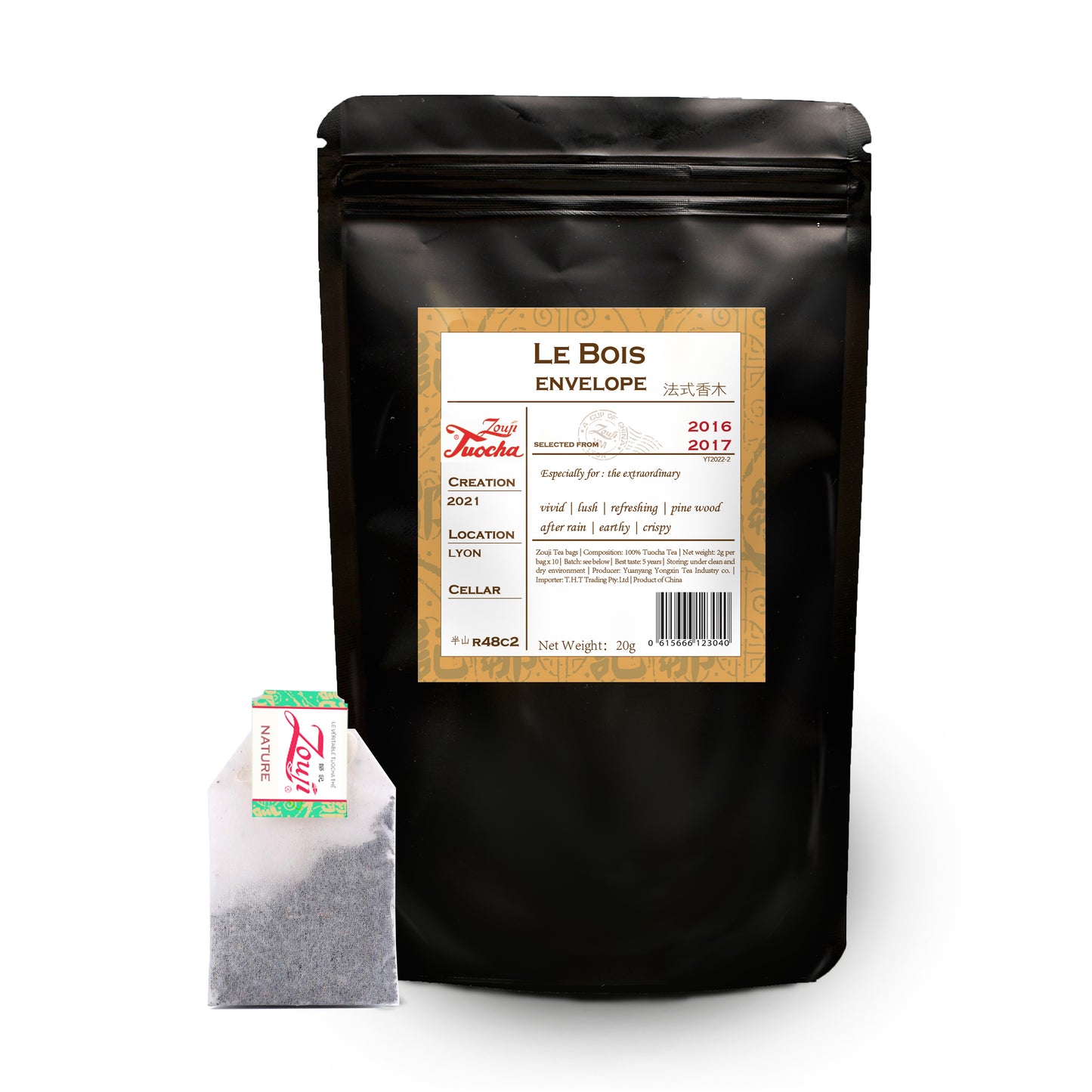 Le Bois Tuocha Teabags | Yunnan Tuocha / Zouji