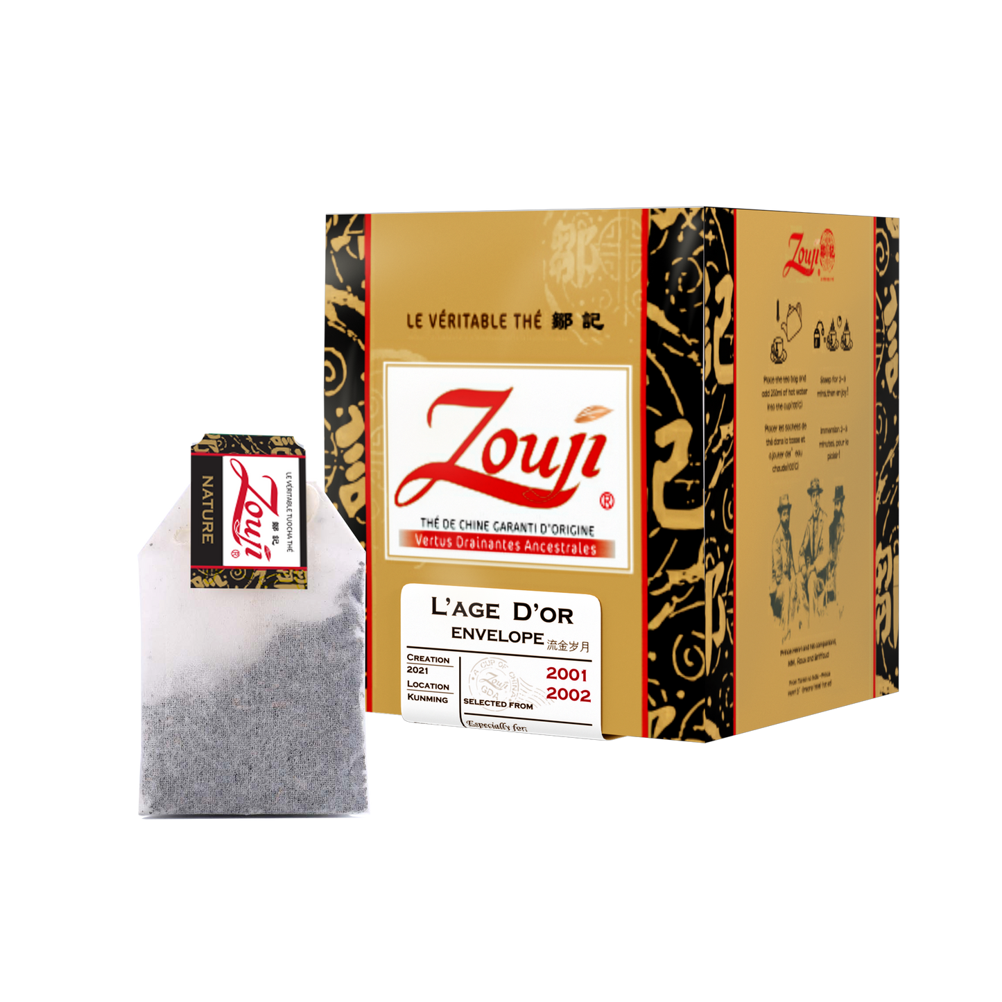 L'Age D'Or Tuocha Teabags | Yunnan Tuocha / Zouji