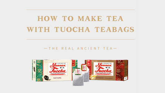 Comment faire du thé avec le sachet de thé Yunnan Tuocha?