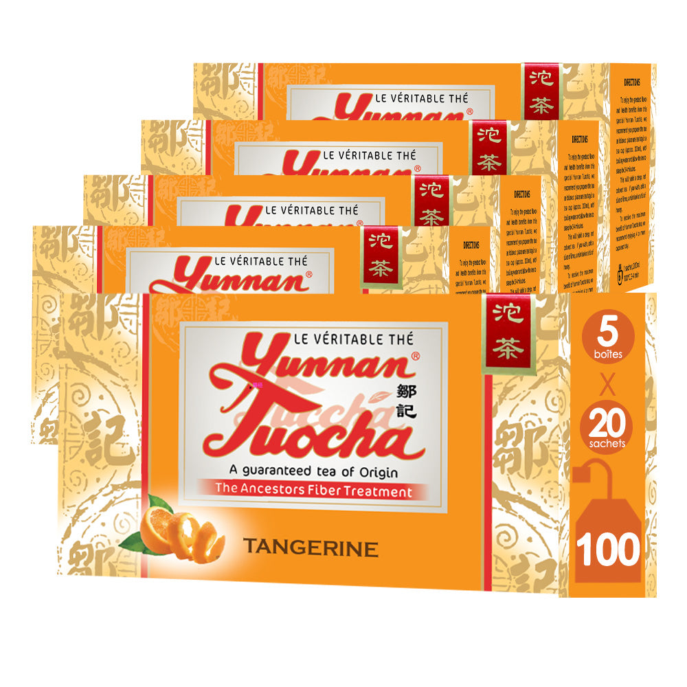 Sachets de Thé Vert Kumquat | Yunnan Tuocha / Zouji