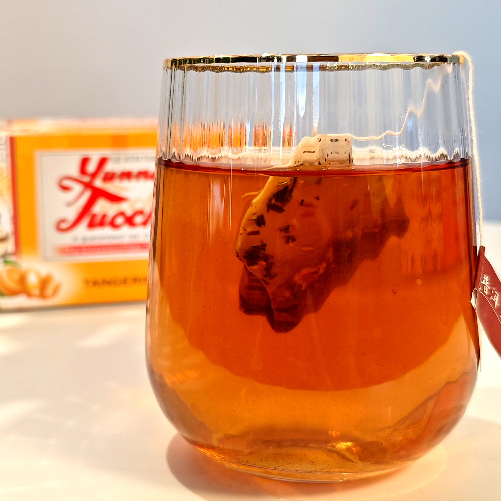 Sachets de Thé Vert Kumquat | Yunnan Tuocha / Zouji