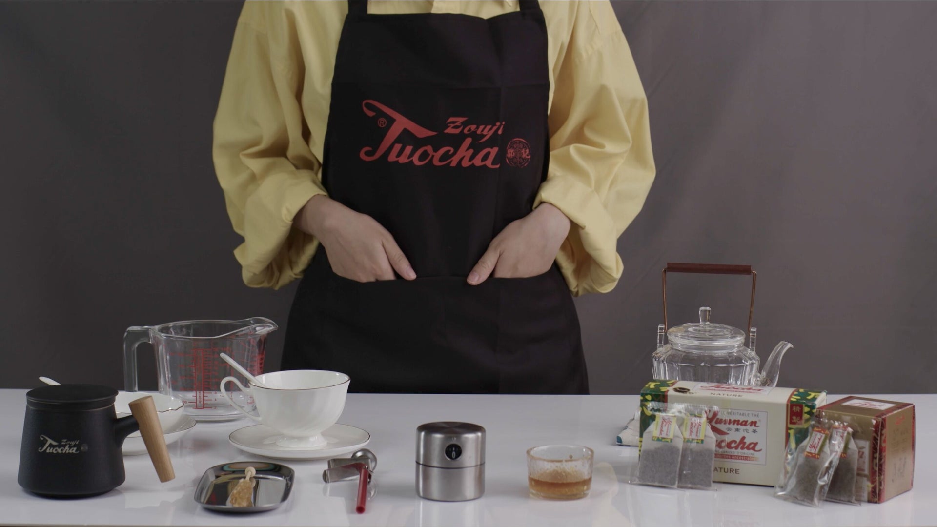 Load video: Comment faire du thé avec le sachet de thé Yunnan Tuocha?